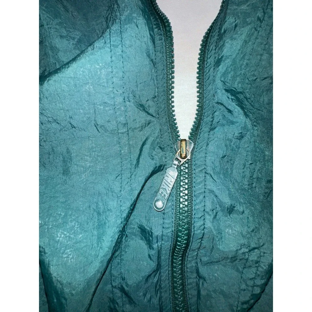 Vintage Nike‎ Air Windbreaker Jacket Full Zip Green Mens